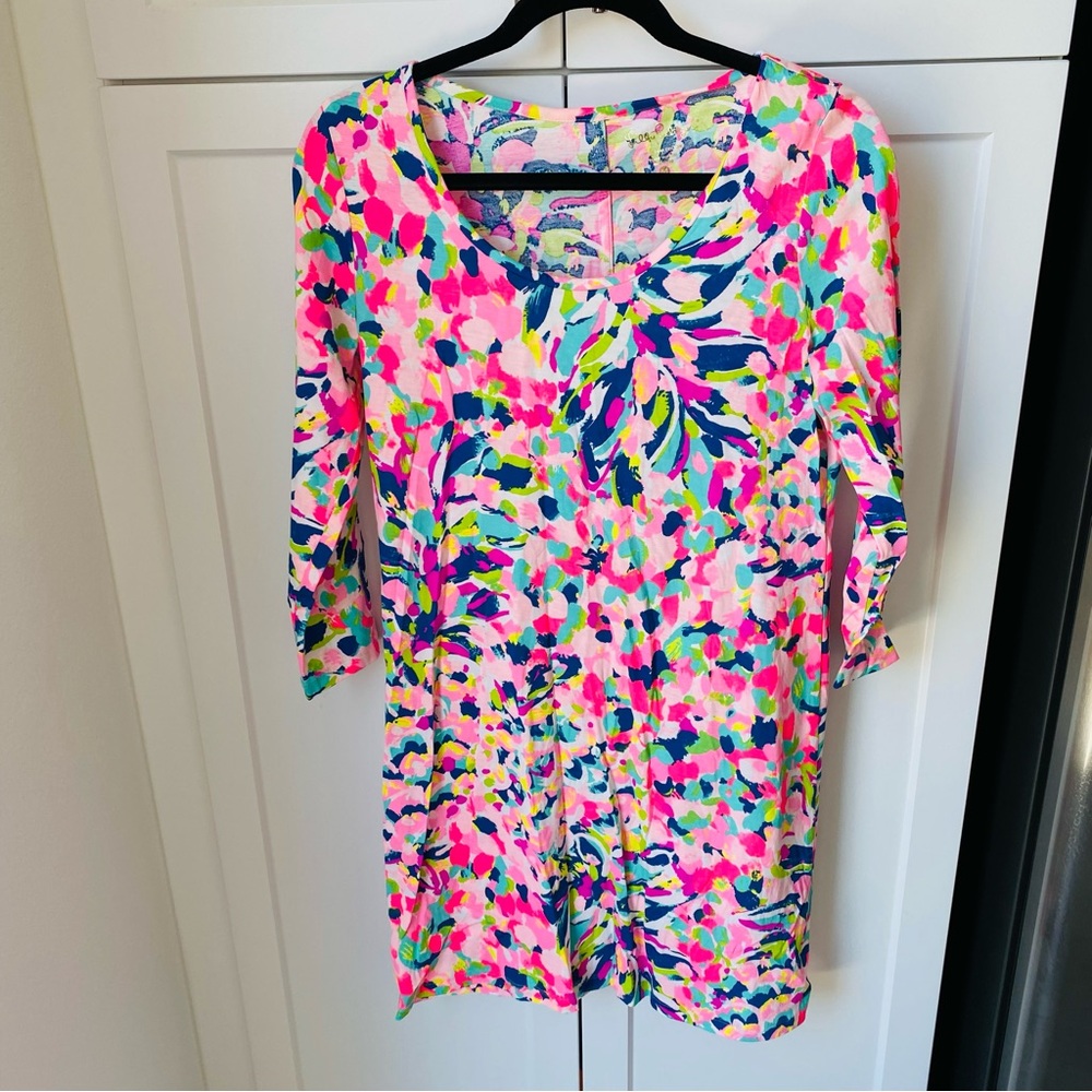 Lilly Pulitzer Marlowe medium dress pina colada dress nwot